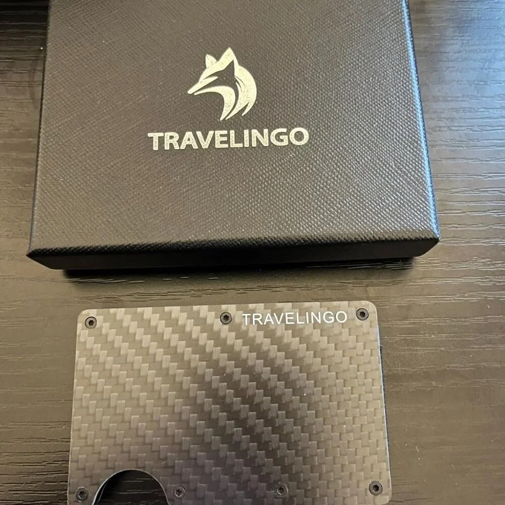 Men, Carbon Wallets For Men Minimalist Credit Card Holder - Slim Wallet